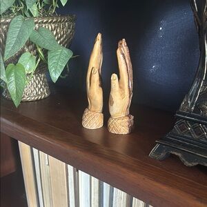 Carved Wood Hands